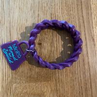 Bracciale gomma Minipà viola