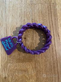 Bracciale gomma Minipà viola