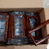 STOCK Placchette in radica di noce.