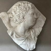 Calco in gesso di angelo