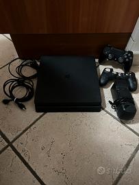 PS4 SLIM + CONTROLLER e ACCESSORI