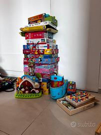 dono giocattoli bambini triciclo puzzle bing