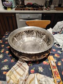 centro tavola argento 800