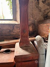 STUFA A LEGNA VINTAGE E STUFA CASTELLINO