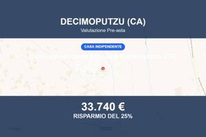 Immobile in asta di 106 m² a Decimoputzu