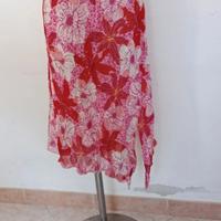 Gonna Viscosa Rosa &Rossa