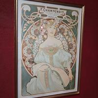 Quadro stampa Alphonse Mucha 53x73 cm