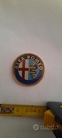 Stemma Alfa Romeo originale, in plastica, diametro