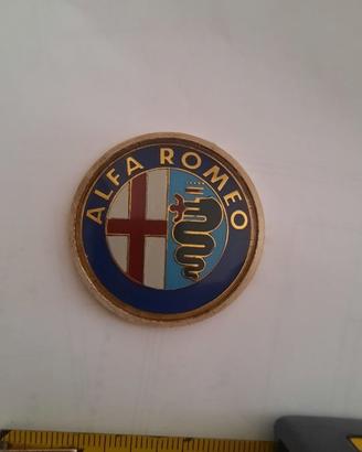 Stemma Alfa Romeo originale, in plastica, diametro