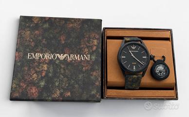Emporio Armani AR80056 Solare Gift Set con Bussola