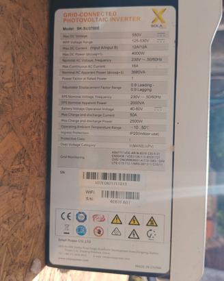 Inverter e batteria