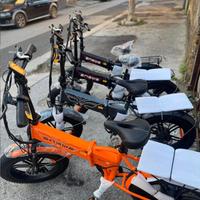 Bicicletta elettrica pieghevole vari colori