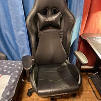 Sedia Gaming AutoFull Premium-Ergonomica, Pelle PU