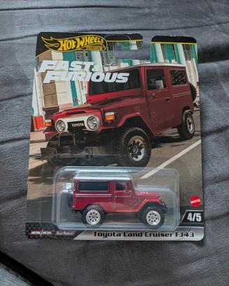 Hot wheels Toyota Land Cruiser Fast and furious