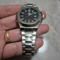 Orologio - Nero/Acciaio - NUOVO