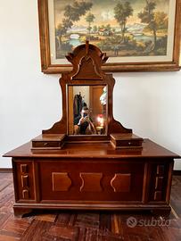 Cassapanca con specchiera ‘900