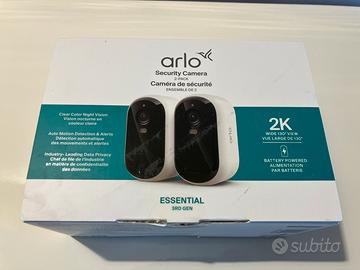 Videocamera Arlo Essential 3rd Gen 2K
