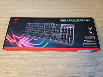 Tastiera Asus ROG Strix Scope RX meccanica nuova