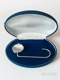 Gancio borsa "Greggio" da tavolo in argento 925