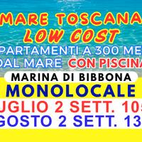 Marina di Bibbona case vacanze giugno luglio agost