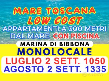 Marina di Bibbona case vacanze giugno luglio agost