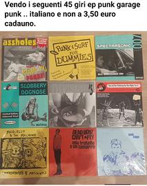 Dischi vinile 45 giri EP punk garage