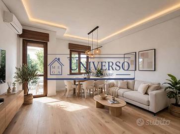 Appartamento di 108 m² con 3 locali e box auto a V