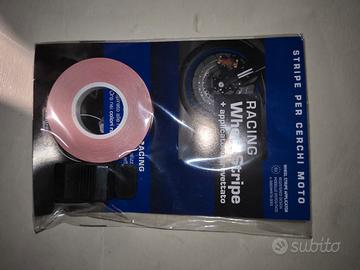kit strisce cerchi moto rosse 