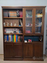 Libreria modulare noce