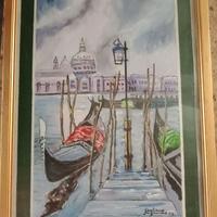 Quadro Venezia gondola