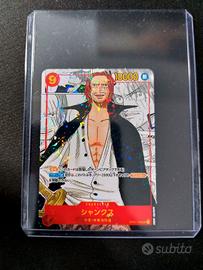 One piece Shanks Manga mini holo promo JP