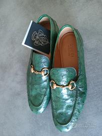 scarpa GUCCI pelle struzzo 