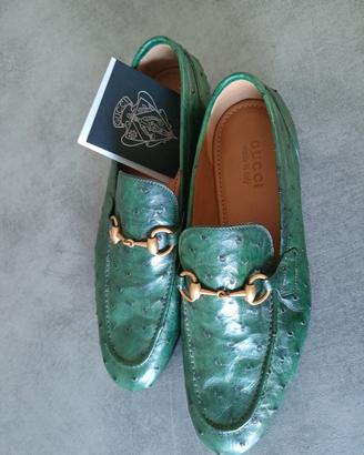 scarpa GUCCI pelle struzzo 