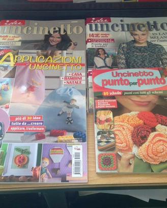 Riviste nuove di p. croce,maglia,filet, ricamo ecc