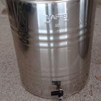 2 Serbatoi olio acciaio inox