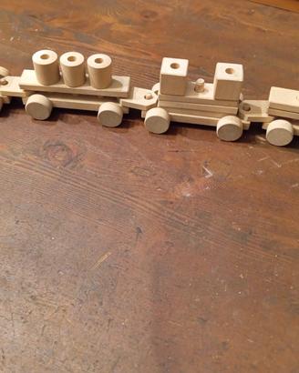 trenino in legno componibile 