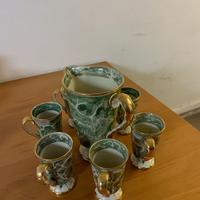 Servizio vintage 6 tazze e Caraffa per bevande
