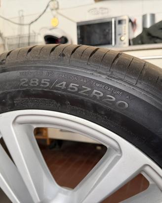Cerchi audi 20” e gomme hankook estive