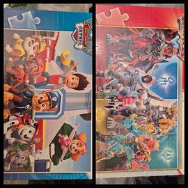 Puzzle Paw patrol e Gormiti