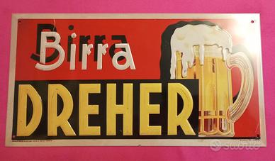 TARGA IN LATTA BIRRA DREHER