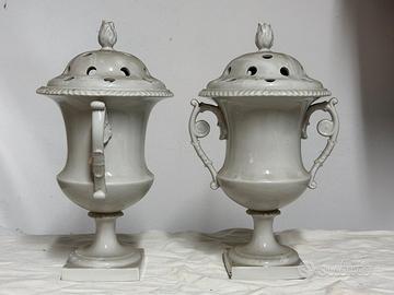 Vasi pot-pourri coperchio traforato porcellana