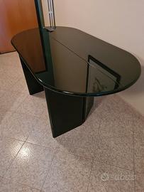 Tavolo consolle elegante laccato legno(160x84 cm) 