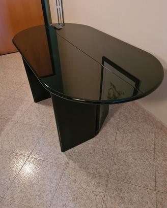 Tavolo consolle elegante laccato legno(160x84 cm) 