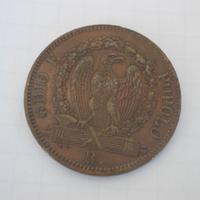 MONETA 1 BAIOCCO 1849