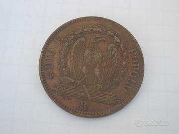 MONETA 1 BAIOCCO 1849