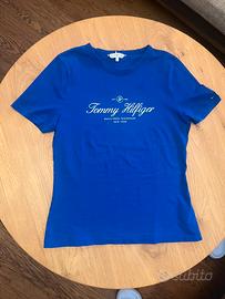 T-shirt blu Tommy Hilfiger taglia S