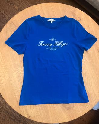 T-shirt blu Tommy Hilfiger taglia S