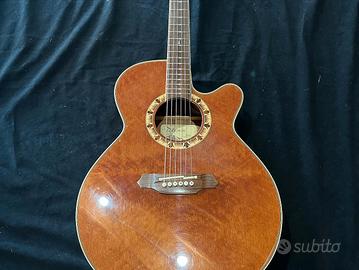 chitarra acustica Takamine ef 508 c amplificata