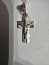 Ciondolo oro bianco 18k