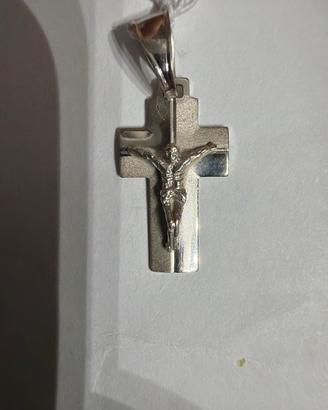 Ciondolo oro bianco 18k